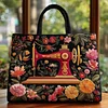 Artistic Sewing Machine Quilted Tote Bag GFTOHD8311🔥All items are shipped in a default size of 15x14 inches.