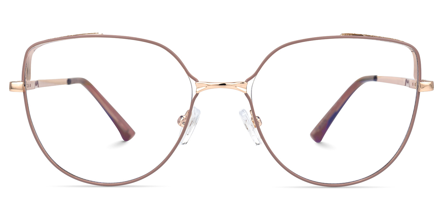 Genet Dunkelrosa Quadratisch Brille Dunkelrosa