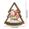 Diamond Painting Wooden Christmas Table Top Ornament Kits Xmas Home Decor