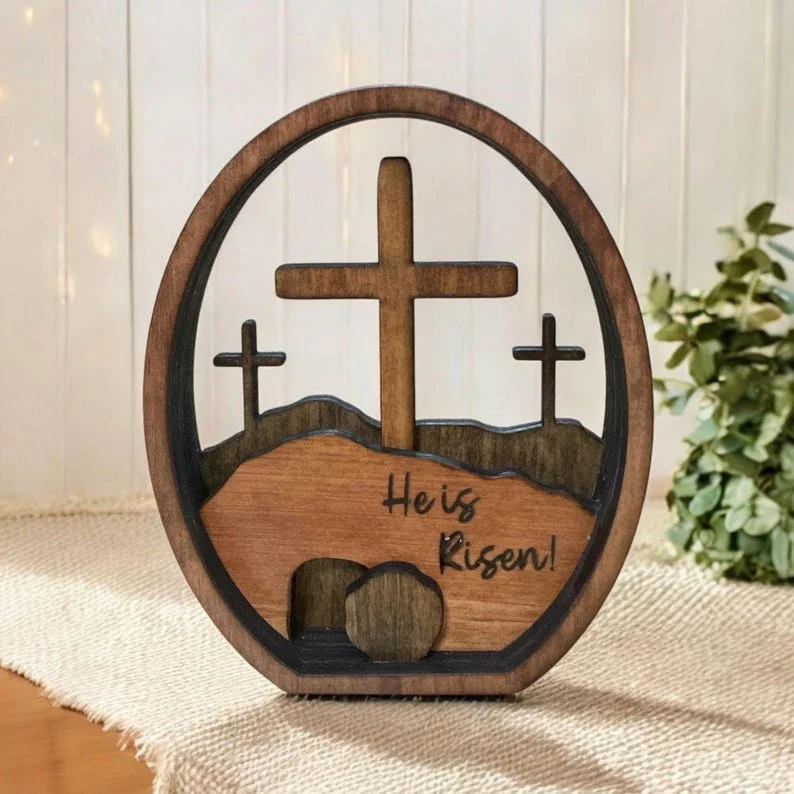 Christian Easter Decoration | Resurrected Tomb
