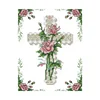 Stamped Cross Stitch-Rose Cross (21x28cm)