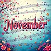 November-18CT Stamped Cross Stitch 25*25cm/9.84*9.84in tapestrymarket