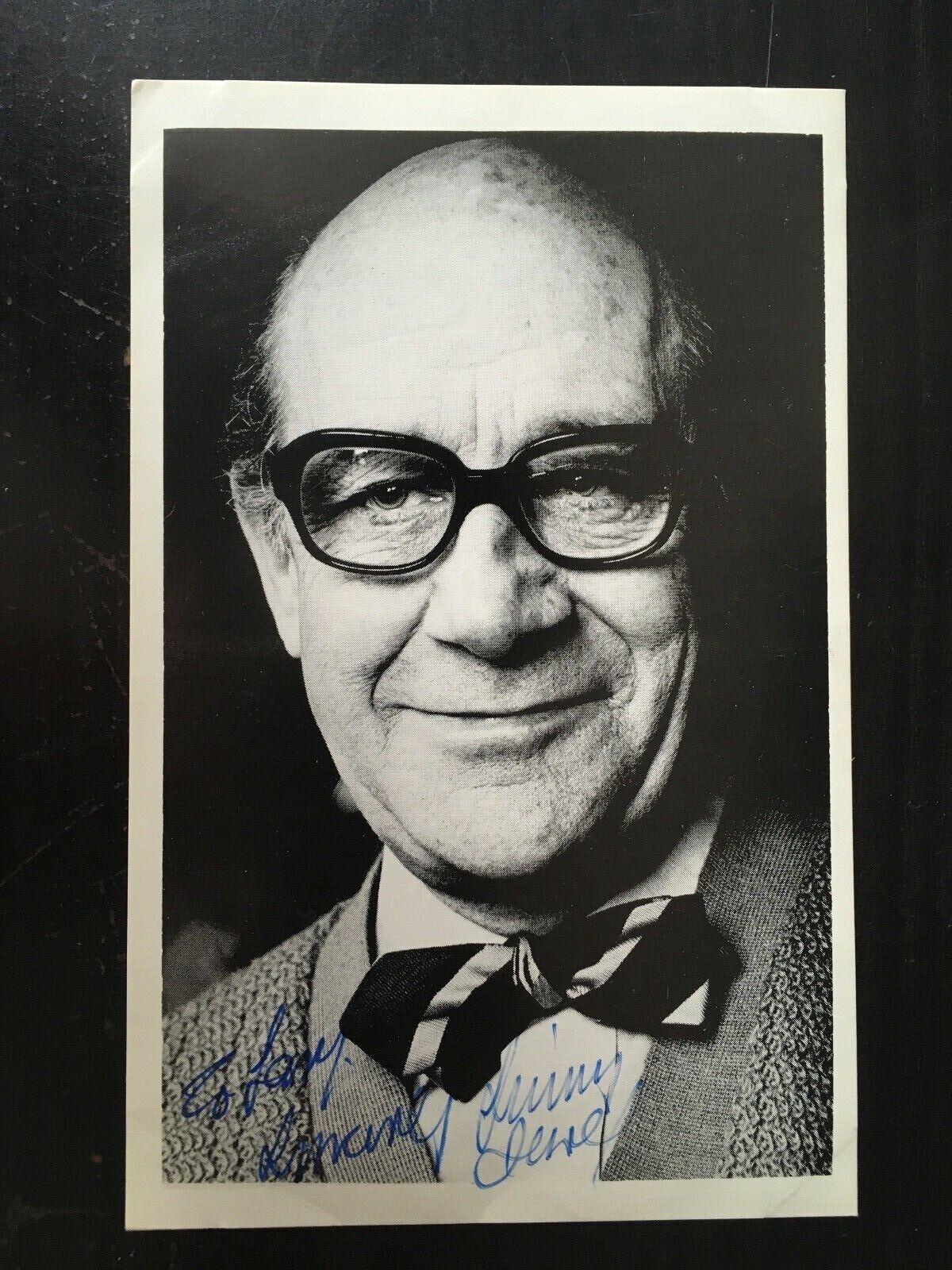 JIMMY JEWEL - POPULAR COMEDY ACTOR & ENTERTAINER - EXCELLENT SIGNED Photo Poster paintingGRAPH