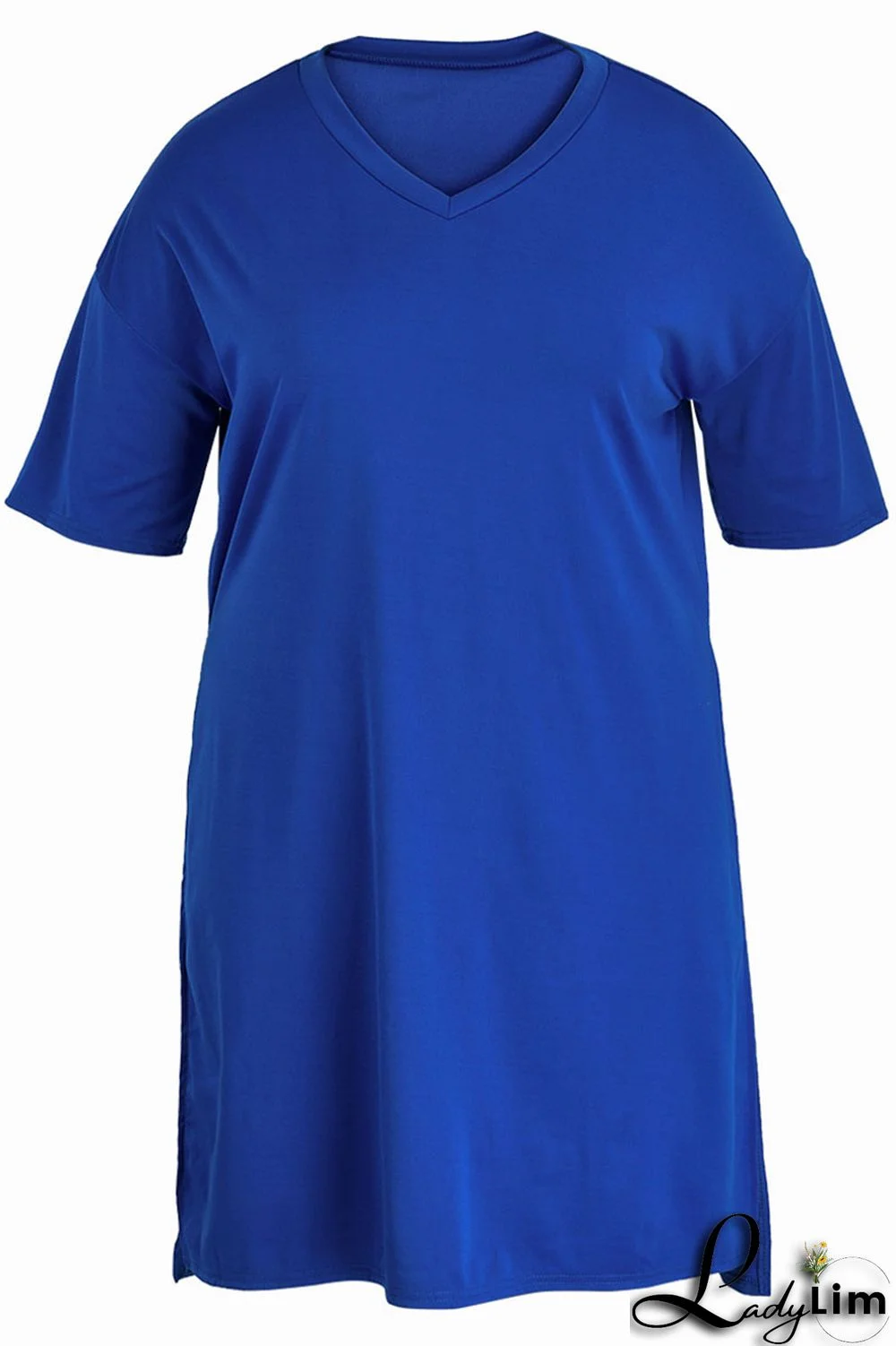 Green Casual Solid Patchwork V Neck Plus Size Two Pieces