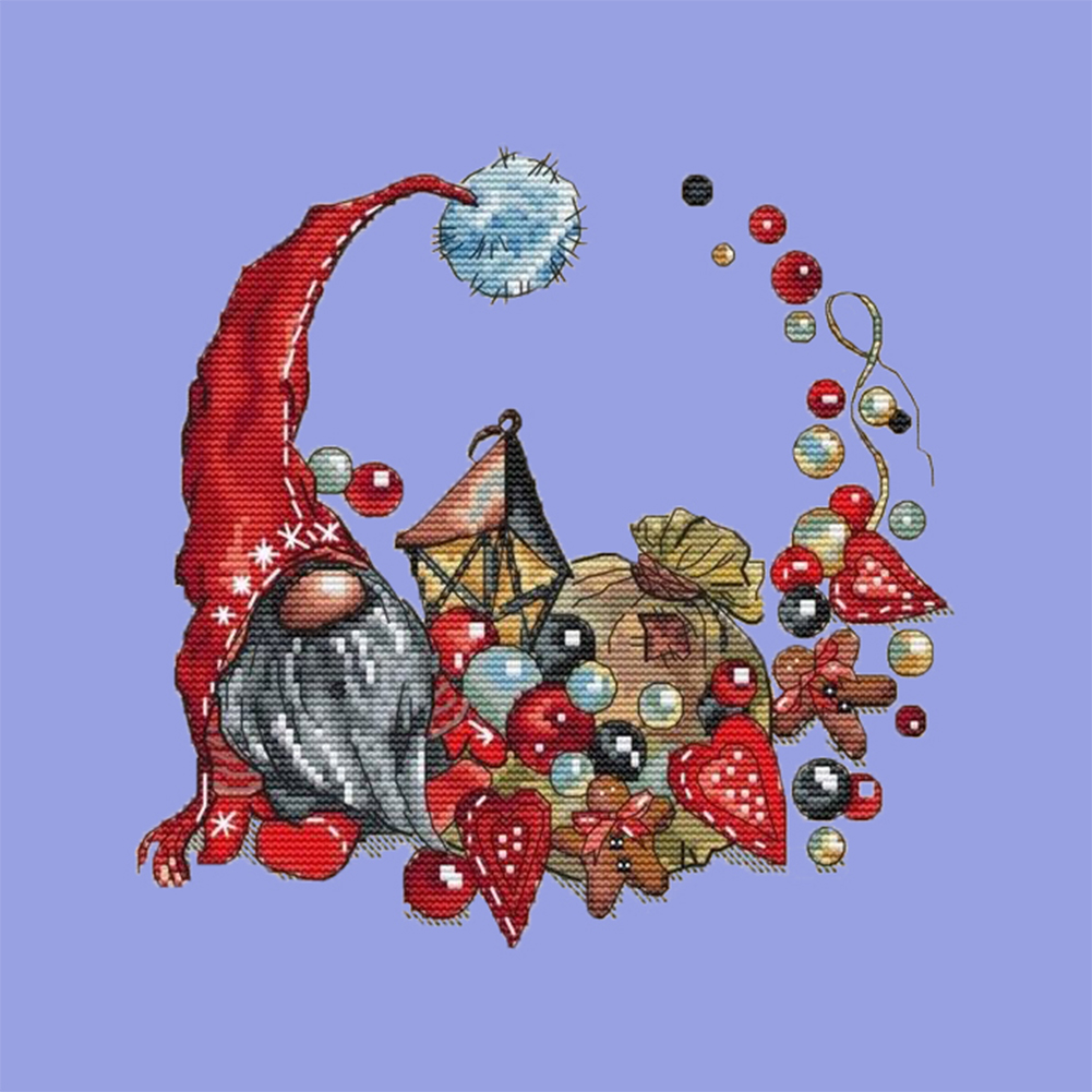 

Santa Claus - 14CT Counted Cross Stitch - 35*35CM, 501 Original
