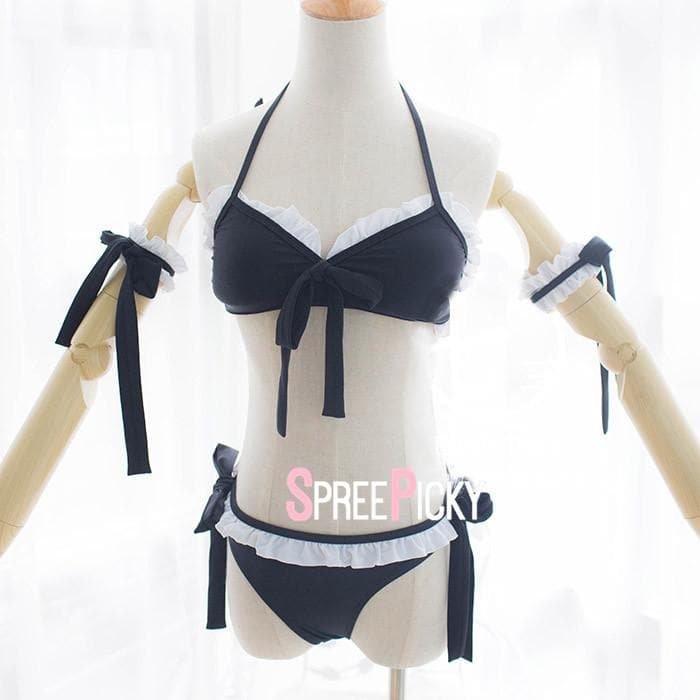 Cute Maid Bikini Swimsuit SP179521