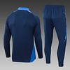 Joyfball 2024/2025 Nottingham Forest Half-Pull Training Suit Royal Blue Jersey 1:1 Thai Quality Set