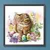Diamond Painting-DIY Crystal Rhinestone Cat in The Nest