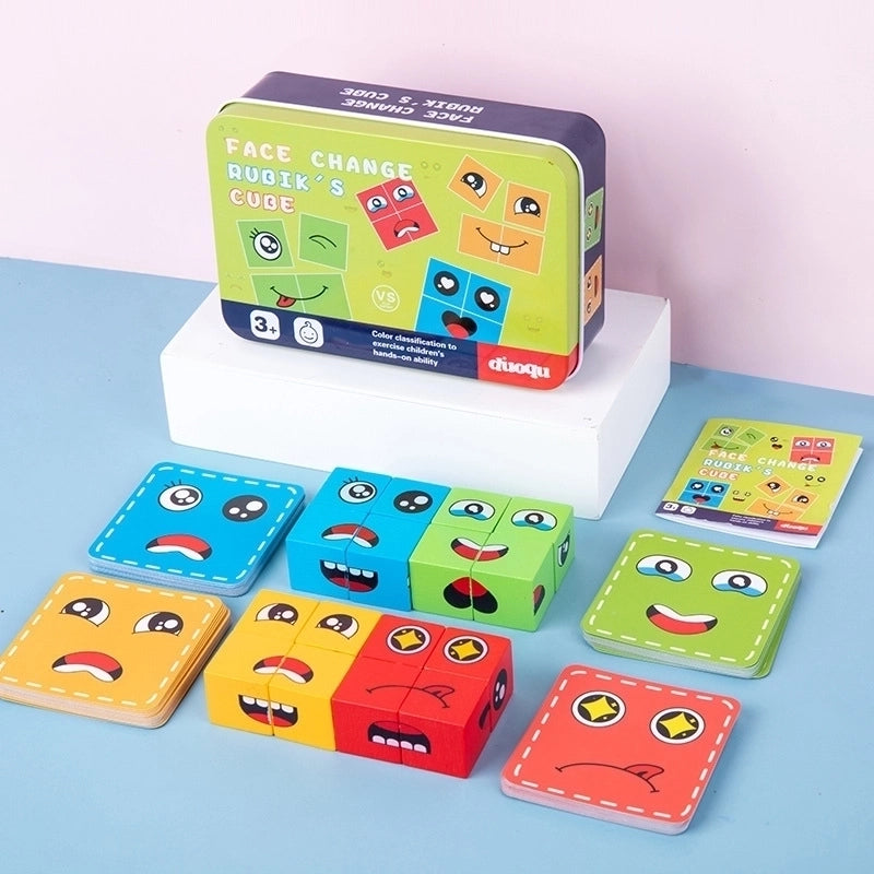 Cute Children’s Wooden Assembled Puzzle Toys