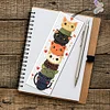 4Pcs DIY Cat Diamond Painting Bookmarks