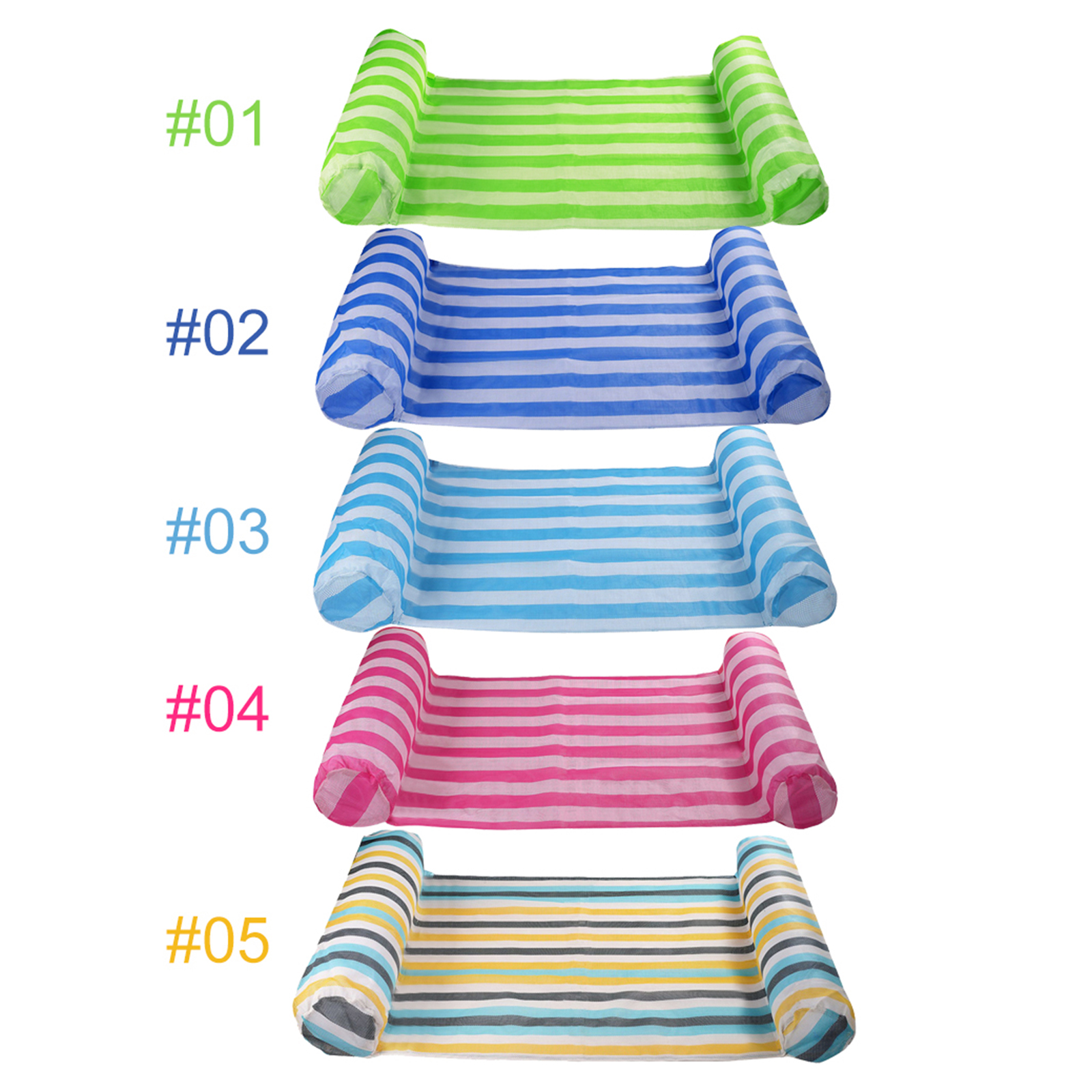 

Foldable Floating Water Hammock Beach Inflatable Bed Recliner, 501 Original
