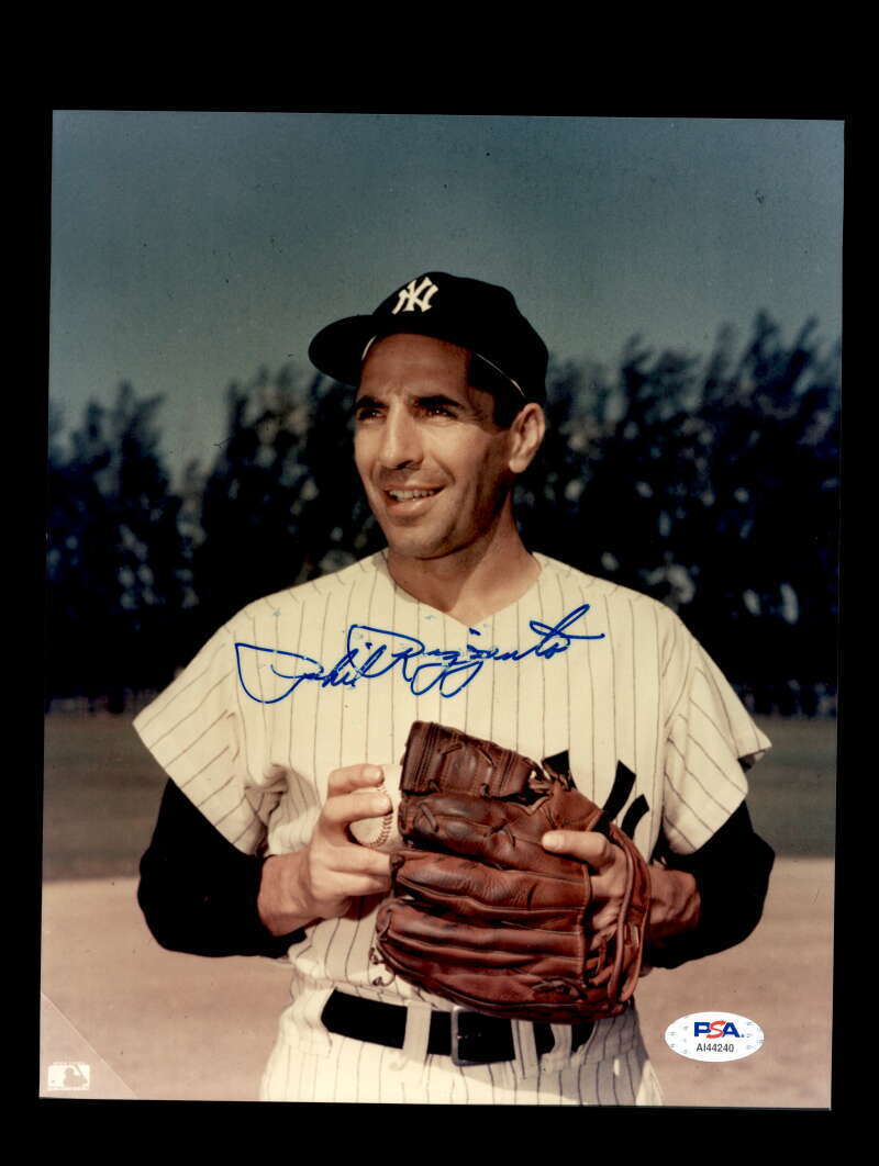 Phil Rizzuto PSA DNA Coa Hand Signed 8x10 Photo Poster painting Autograph