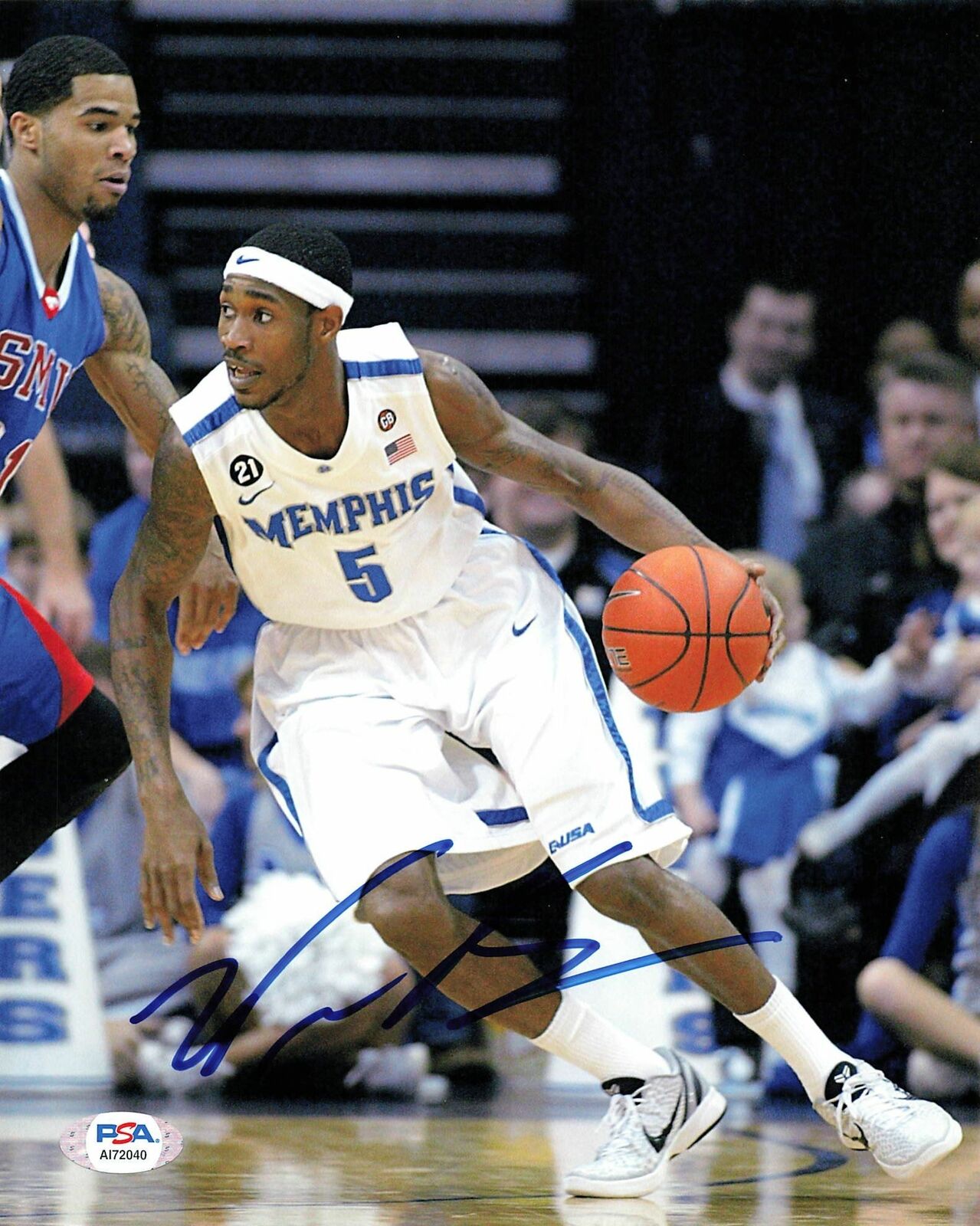 WILL BARTON signed 8x10 Photo Poster painting PSA/DNA Memphis Tigers Autographed