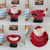 Ceramic Decorative Belly Bowl Santa Design /Ceramic Santa Candy Bowl /Christmas Gift Bowl