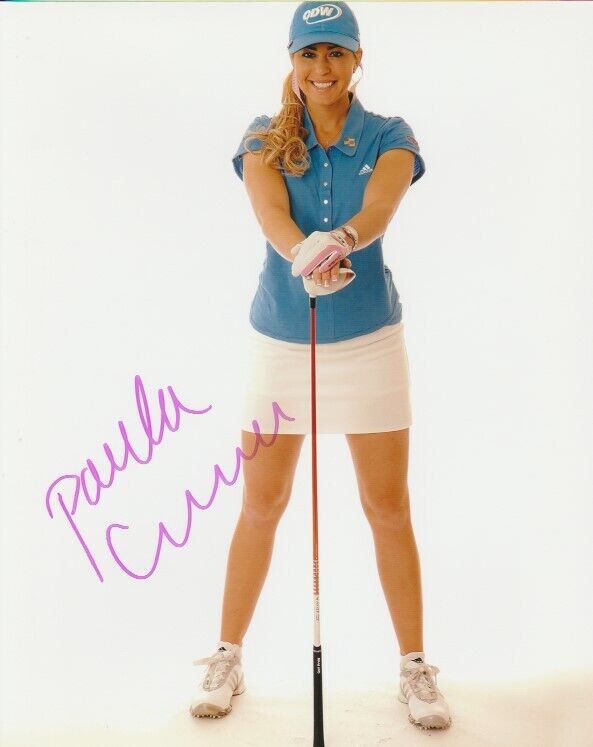 PAULA CREAMER SIGNED LPGA GOLF 8x10 Photo Poster painting #4 Autograph PROOF