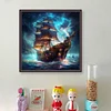 Sea Boat - 11CT Stamped Cross Stitch 40*40cm