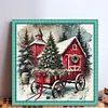 Christmas Scenery-11CT Stamped/Counted Cross Stitch 45*45cm/17.72*17.72in tapestrymarket