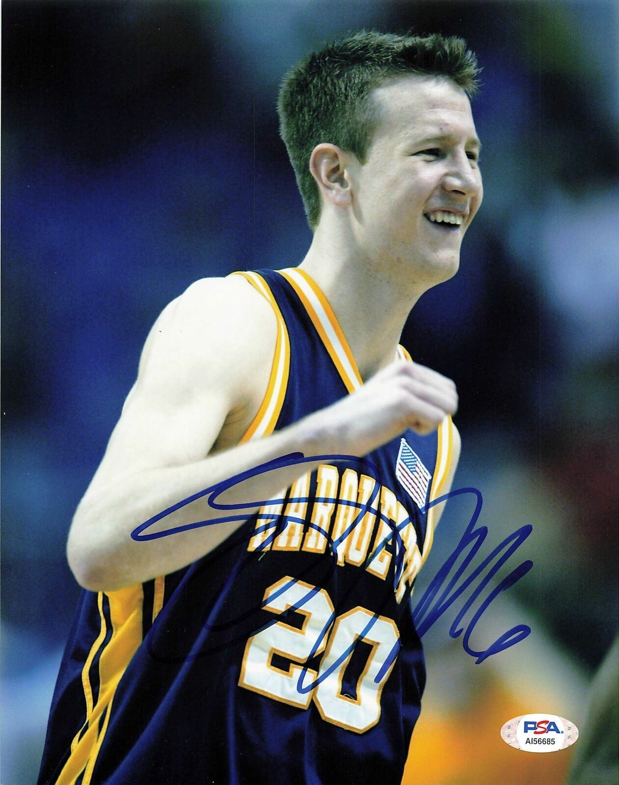 Steve Novak signed 8X10 Photo Poster painting PSA/DNA Marquette Golden Eagles Autographed