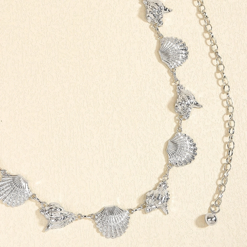 Basic Geometric Metal Unisex Chain Belts