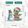 Diamond Painting-DIY Crystal Rhinestone Xmas Pterosaur