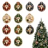 12Pcs Diamond Painting Christmas Ornaments for Adults Round Acrylic DIY