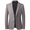 Wool slim fit casual Blazer