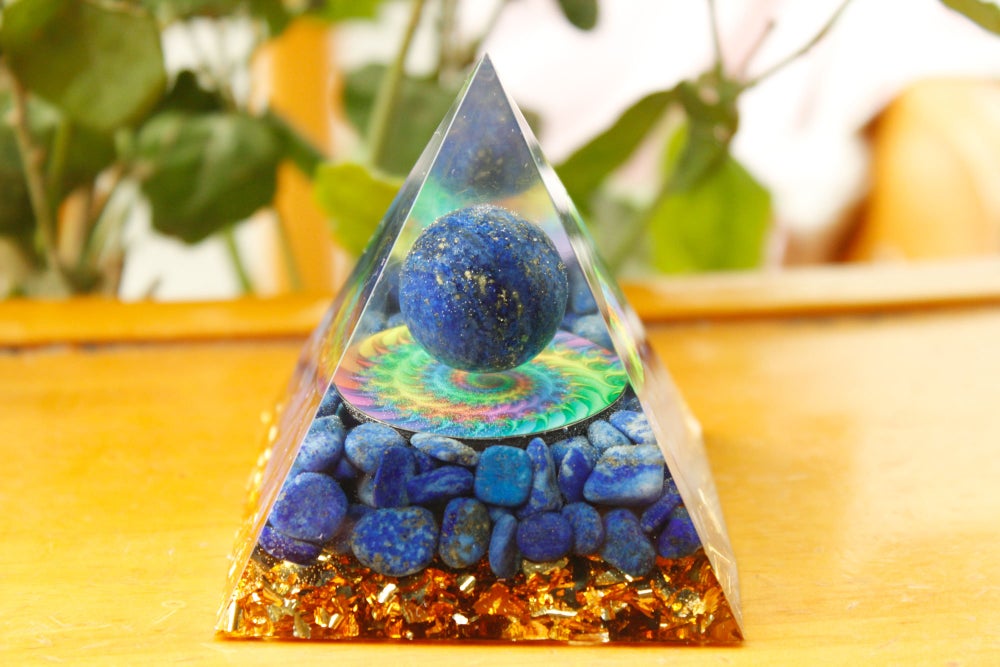 

Orgone Pyramid Chakra - lapis lazuli, 501 Original