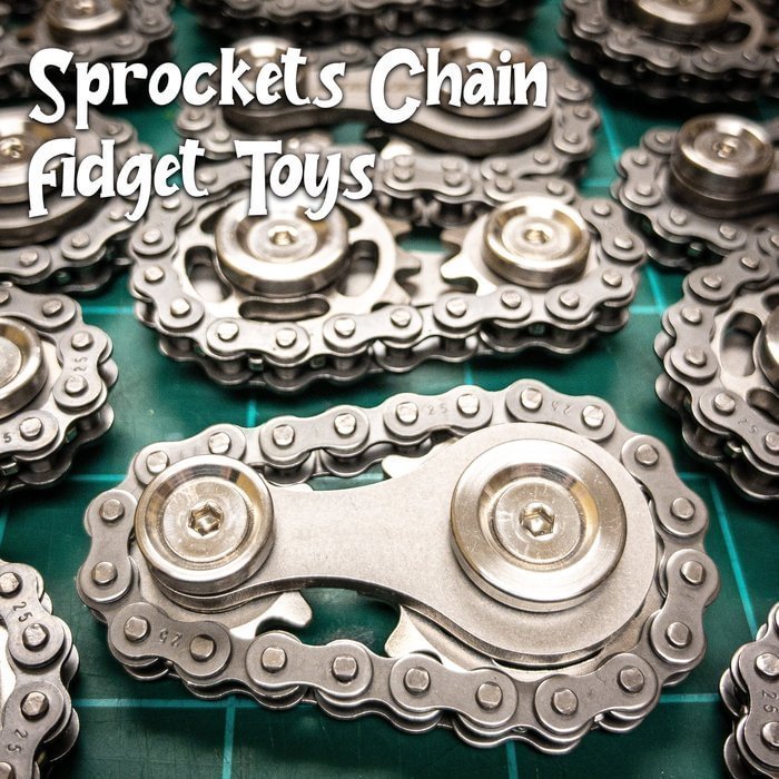 🔥Sprockets Bicycle Chain Fidget Spinner Toys