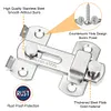 16Pcs Gate Latches Anti-Theft Door Buckle Door Bolt for Barn Door Window Cabinet