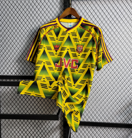 Retro 1991-93 Arsenal away Thai version Football shirt