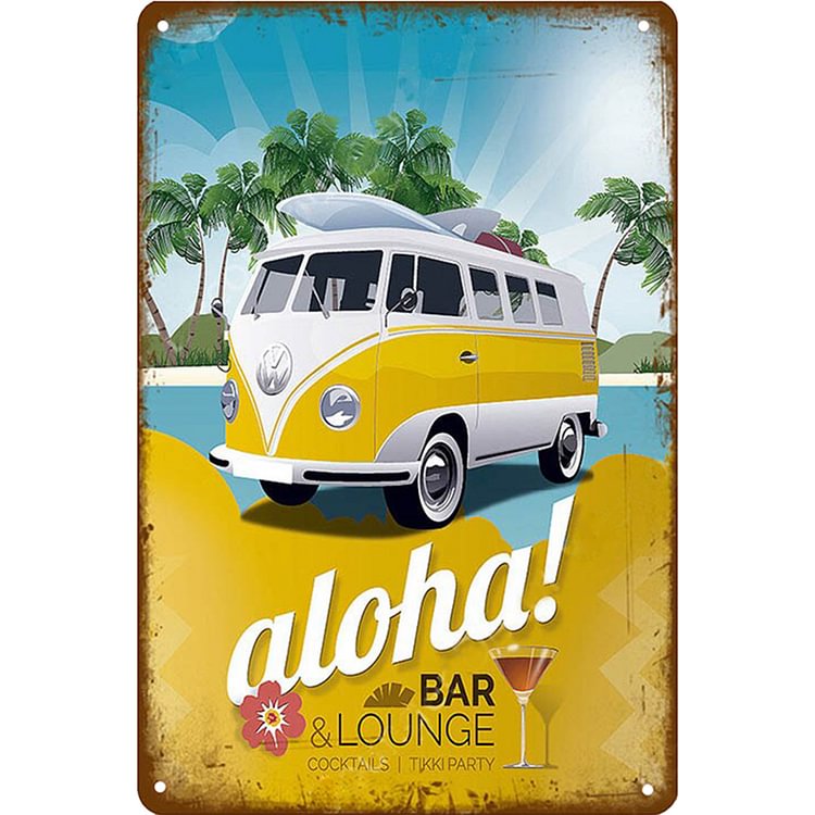 Bar And Lounge Car- Vintage Tin Signs/Wooden Signs - 20*30cm/30*40cm