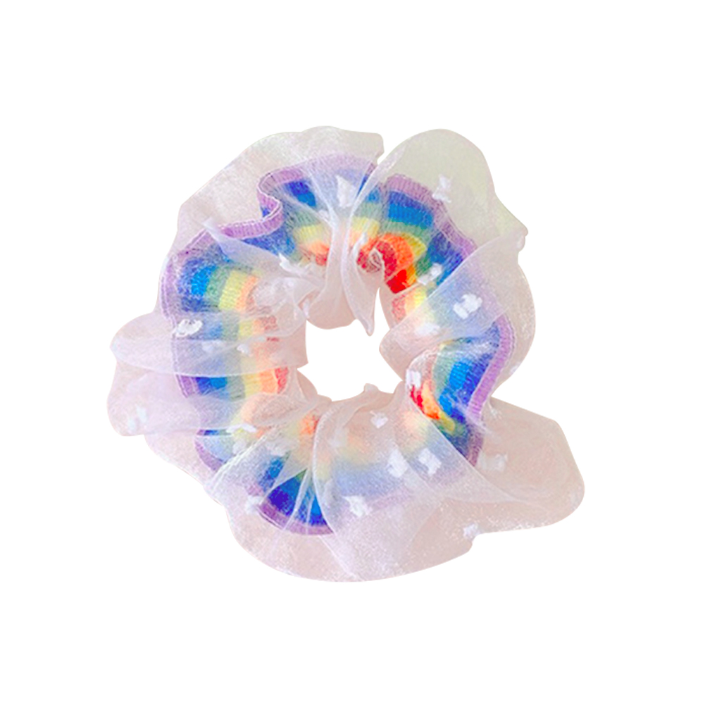 

Korean Headbands Women Rainbow Girl Headdress Sweet Tie Hair Rope Headwear, 501 Original