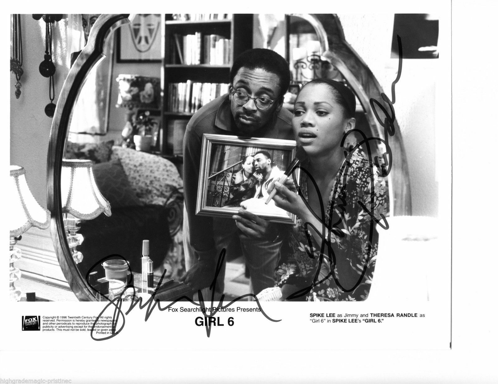 THERESA RANDALL & SPIKE LEE SIGNED 8X10 COLOR PRESS Photo Poster painting GIRL 6