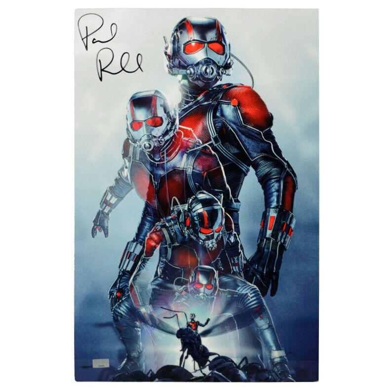 Paul Rudd Autographed Ant-Man Morph 12×18 CinaPanel