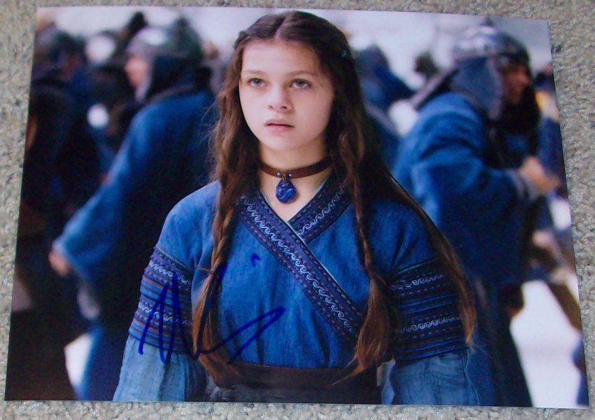 NICOLA PELTZ SIGNED AUTOGRAPH THE LAST AIRBENDER 8x10 Photo Poster painting w/EXACT PROOF