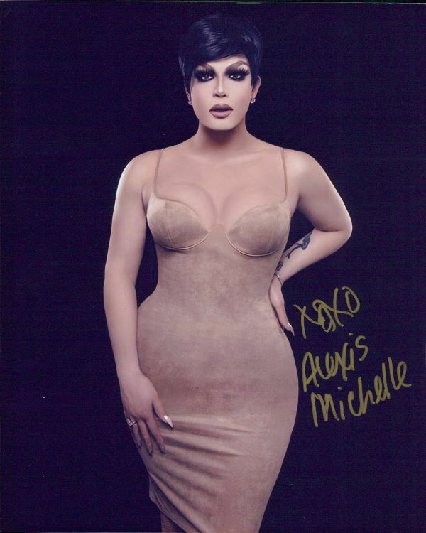 Alexis Michelle (RuPaul's Drag Race) signed 8x10 Photo Poster painting In-person