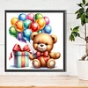 (40*40cm)Bear - Round Partial AB Drill Diamond Painting