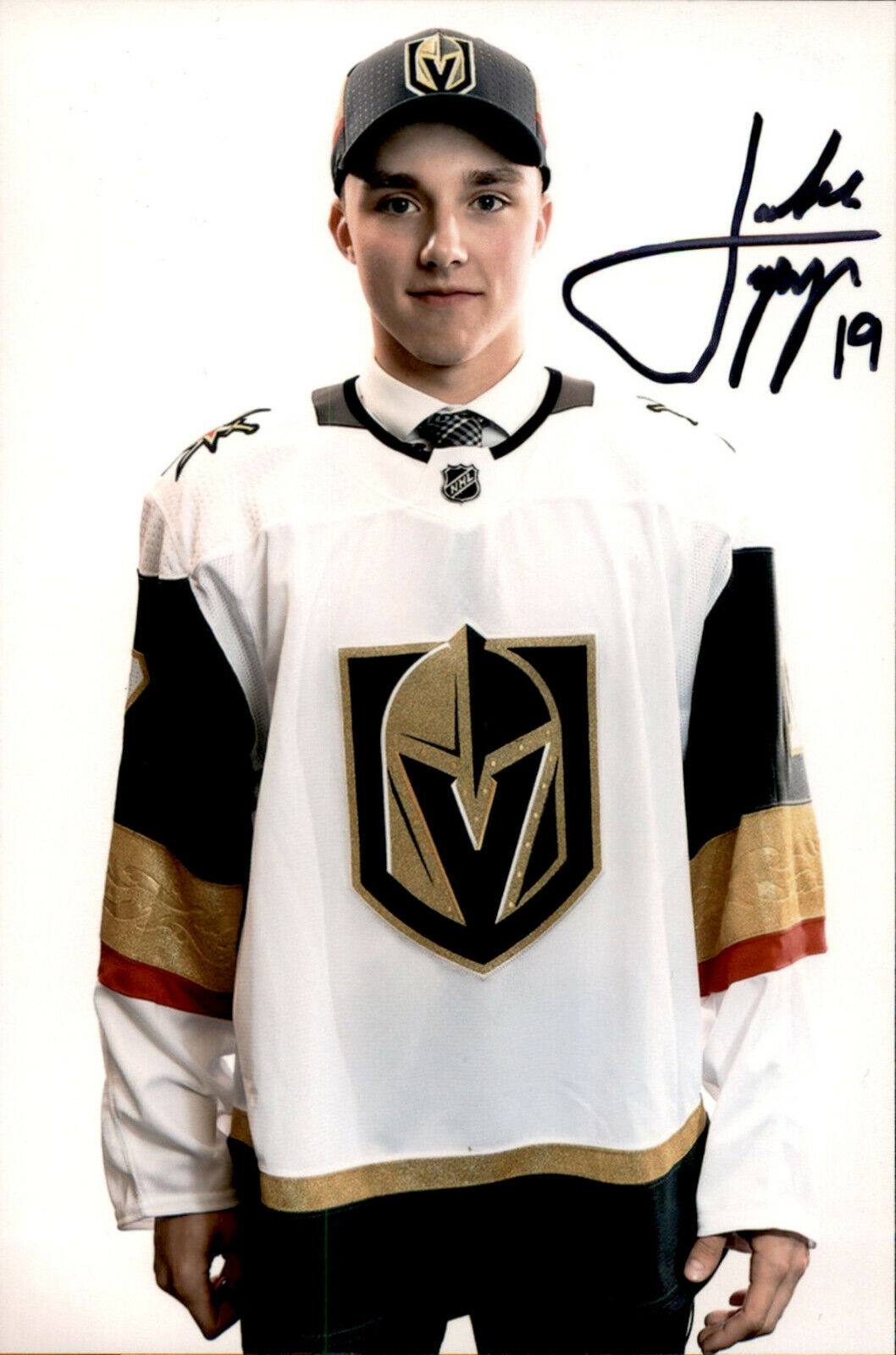 Jake Leschyshyn SIGNED autographed 4x6 Photo Poster painting VEGAS GOLDEN KNIGHTS #6