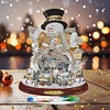 DIY Christmas Snowman Diamond Painting Desktop Ornaments