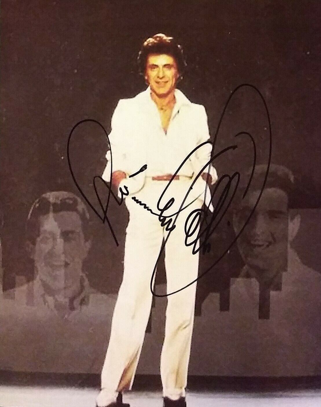 Frankie Avalon signed 8 x 10