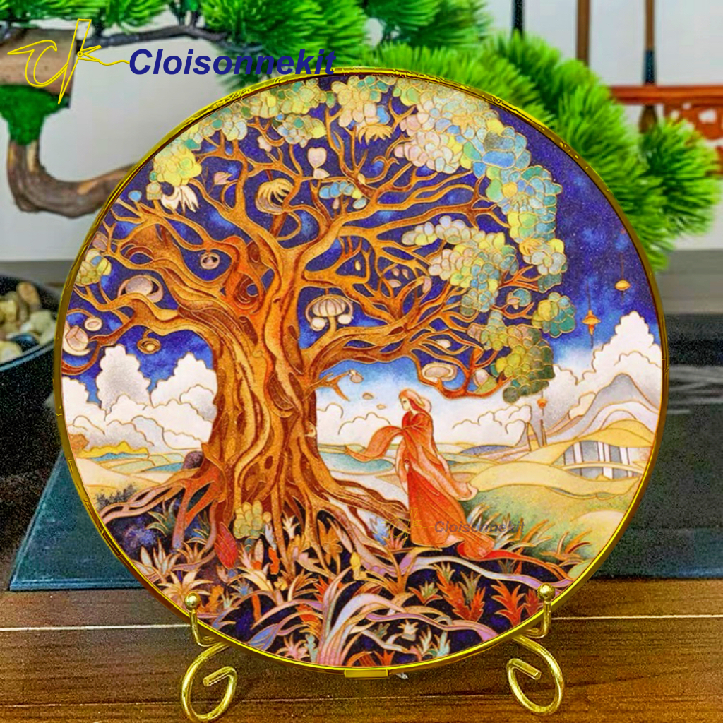 Tree of Life - DIY Cloisonne Painting Art Kits - Cloisonnekit