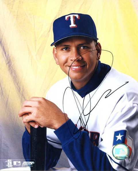 Alex Rodriguez Texas Rangers Autographed Signed 8x10 Photo Poster painting CFS COA