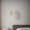 Modern LED Pendant Light Chandelier Long Hanging Light Gold for Office Entrances