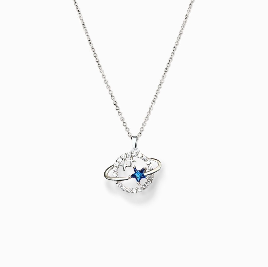 Star Diamond Necklace | 925 Silver