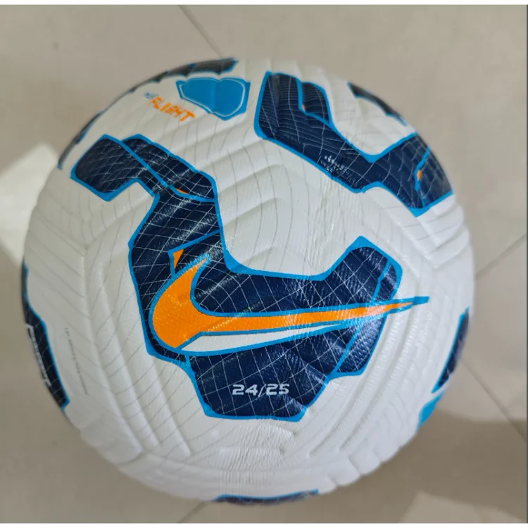 24/25 Premier League Nike training white and blue size 5 ball [Ships uninflated]