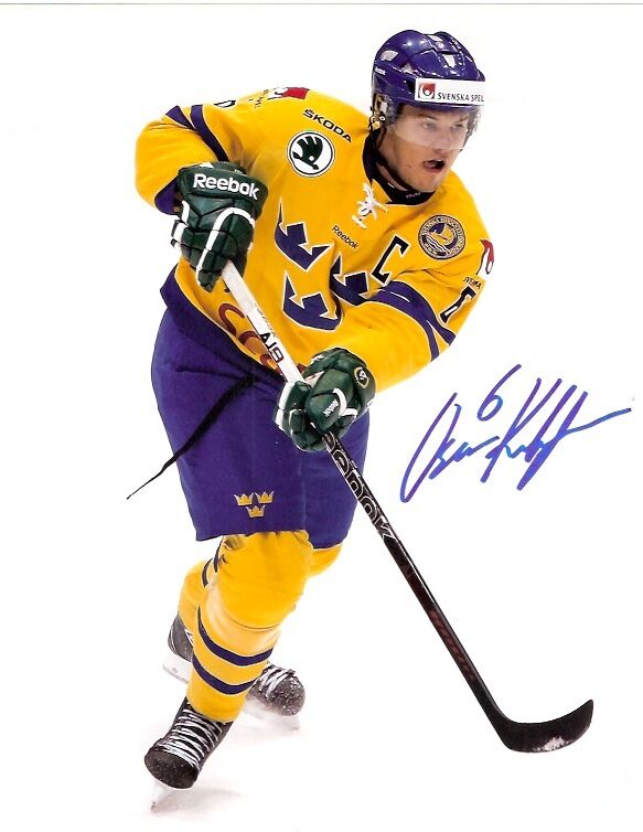 Team Sweden Oscar Klefbom Autographed Signed 8x10 Photo Poster painting COA