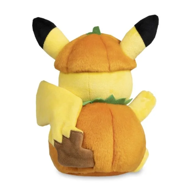 Pikachu Pokémon Pumpkin Celebration Poké Plush - 8 ¾ In.