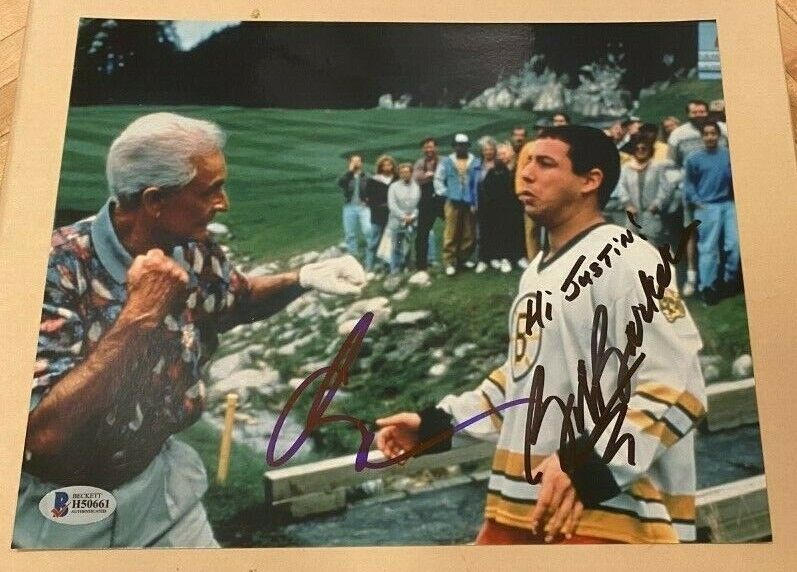 Adam Sandler Bob Barker signed autographed 8x10 Photo Poster painting Happy Gilmore BECKETT BAS