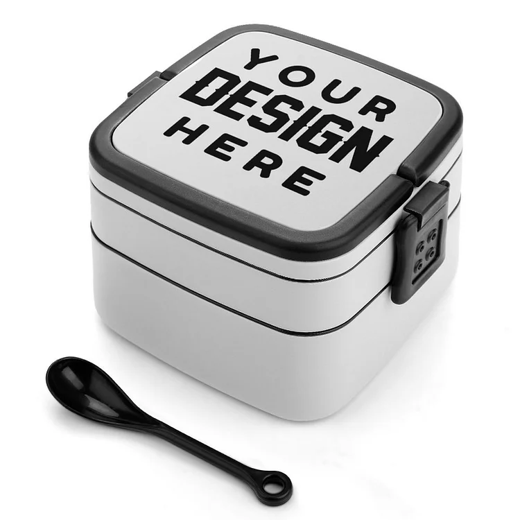 Personalized Design  Double Layer Bento Box