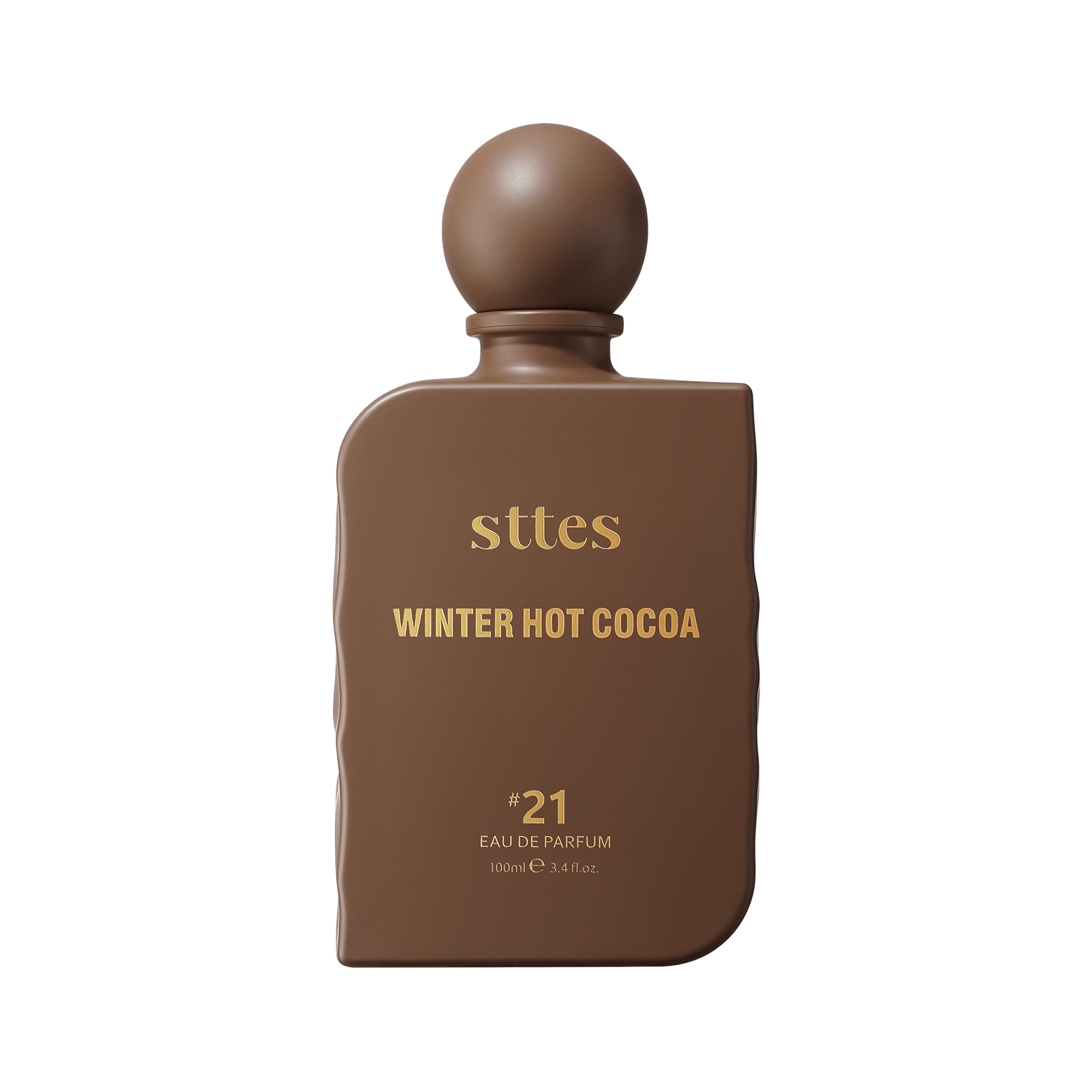 Sttes #21 Winter Hot Cocoa Memories Hair Perfume for Women - Gourmand Eau de Parfum with Chocolate, Milk & Vanilla, 100ml / 3.4 fl oz